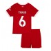 Liverpool Thiago Alcantara #6 Hjemmedraktsett Barn 2023-24 Korte ermer (+ Korte bukser)